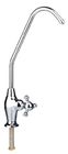 Silvery Kitchen Sink Drinking Water Faucet , Deck - Mounted Goose Neck Faucet / Tap