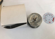 Stainless Steel Oil Filled Pressure Gauge for Water Treatment Back Connection