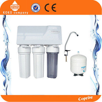 Undersink Reverse Osmosis Water Filtration System With Pressure Gage RO Water Filter