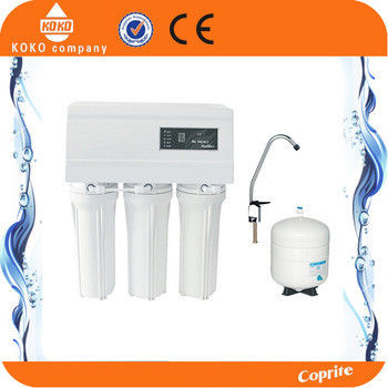 Quick Fitting Type Industrial Water Filtration Systems , Portable Reverse Osmosis Water Filter Plastic